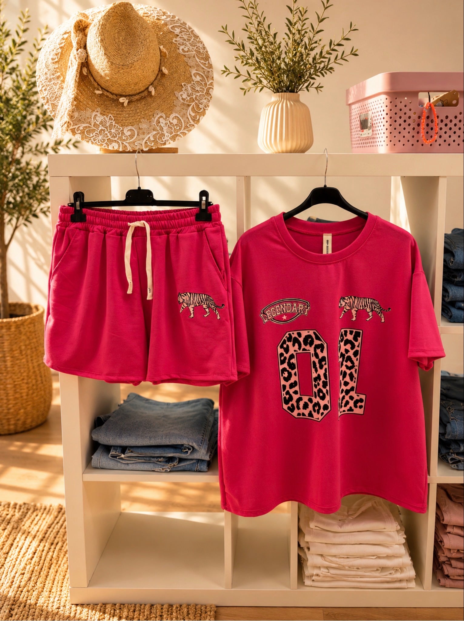 Comfy Short Set – Tiger