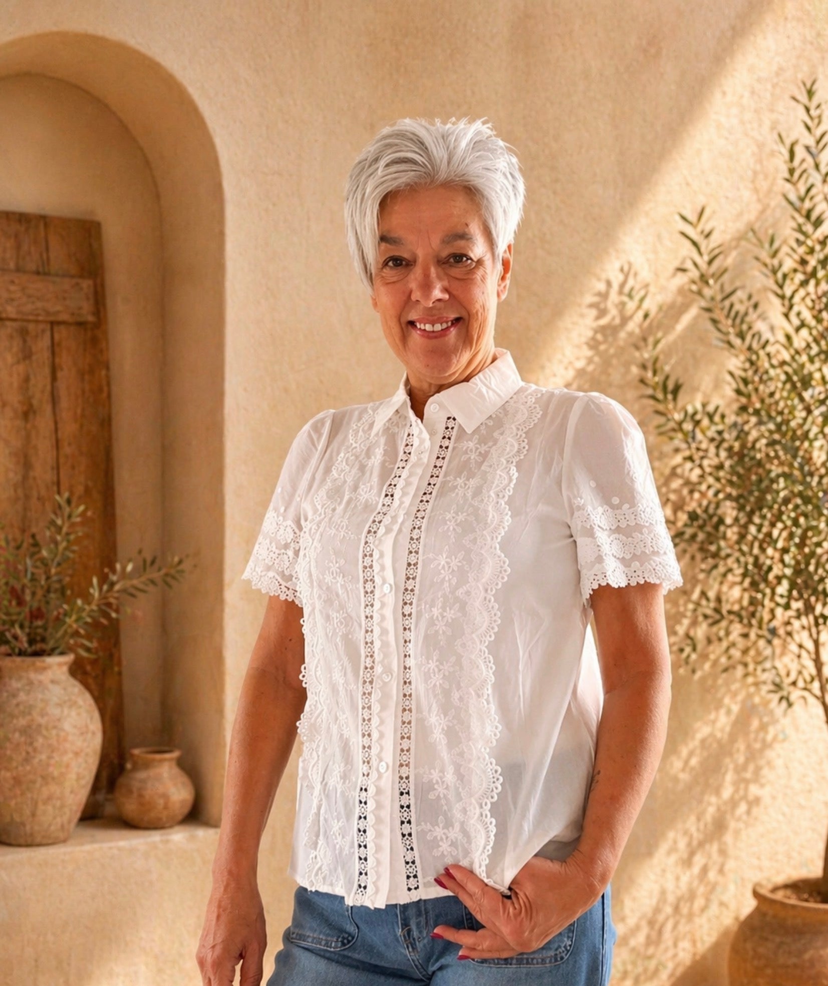 Kanten blouse