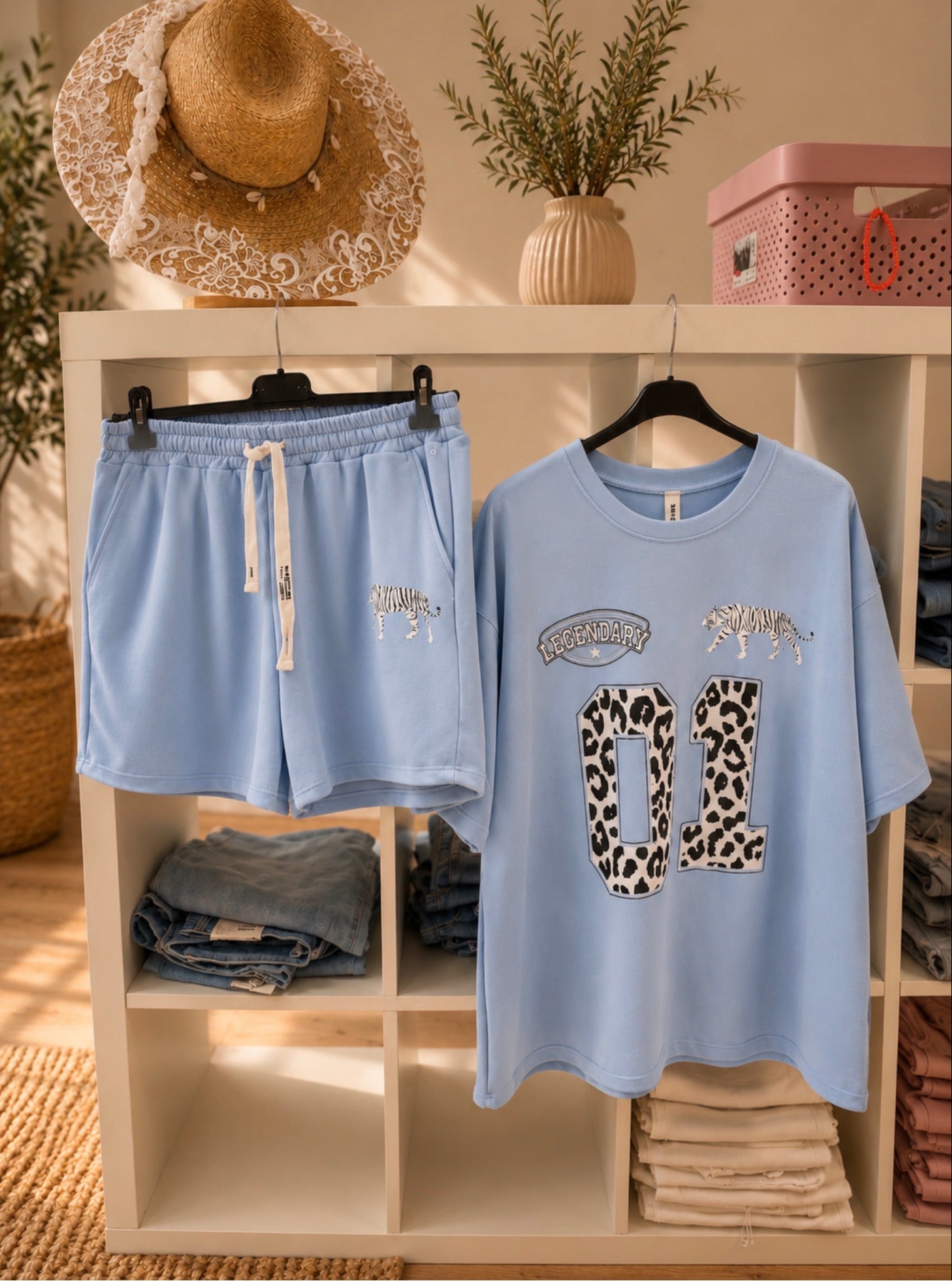 Comfy Short Set – Tiger