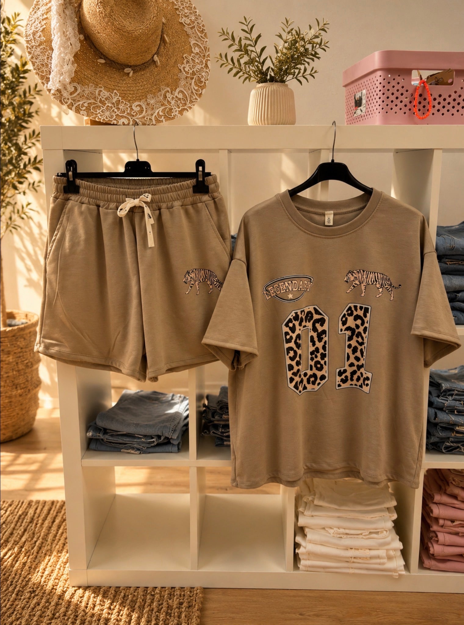 Comfy Short Set – Tiger