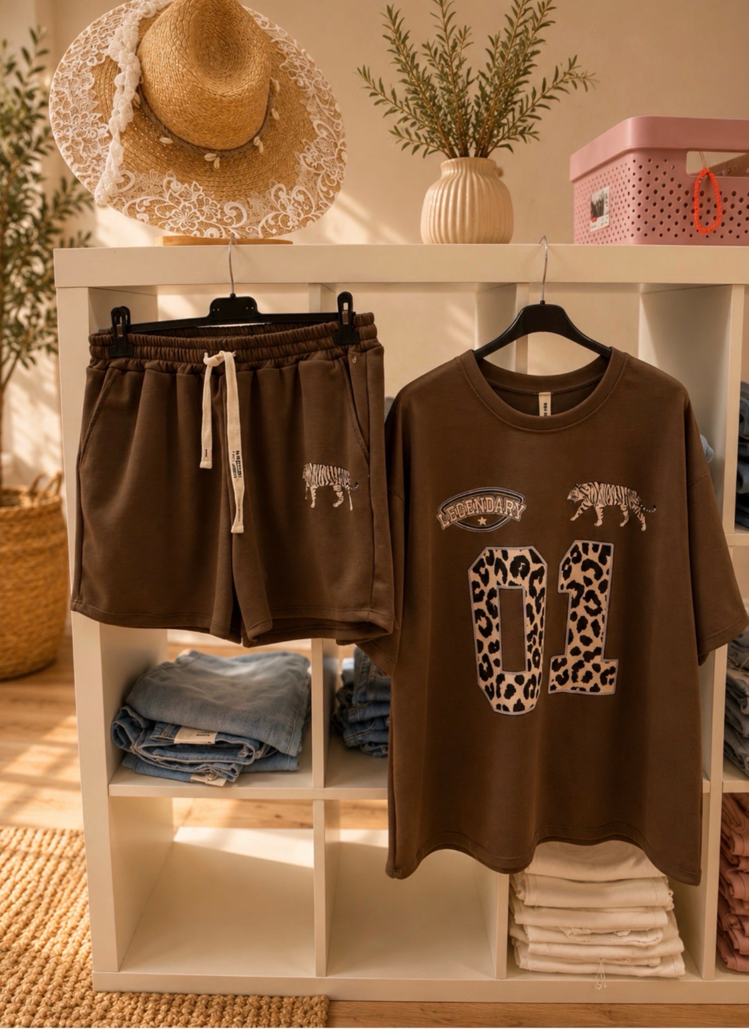 Comfy Short Set – Tiger