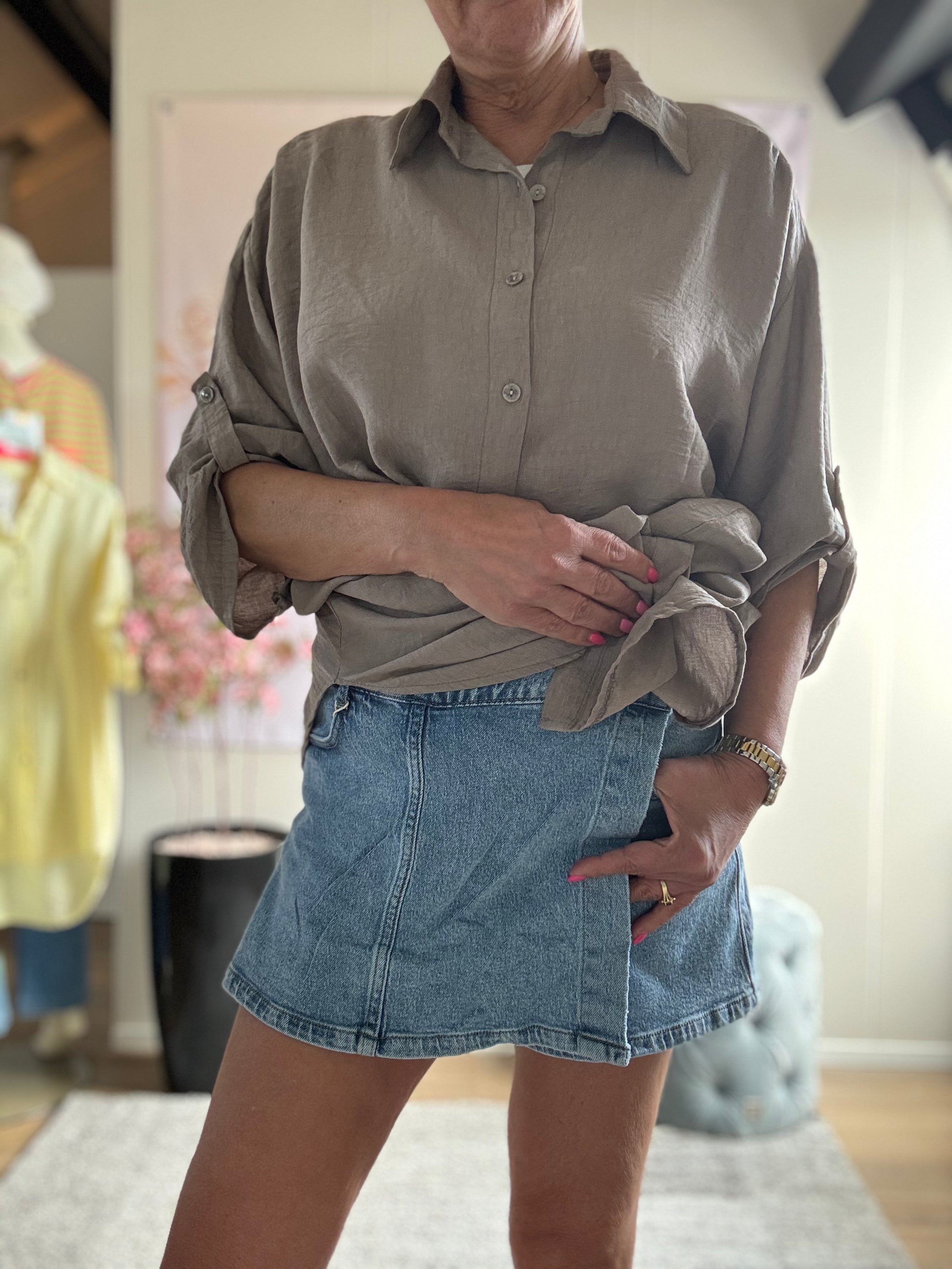 Denim Skort