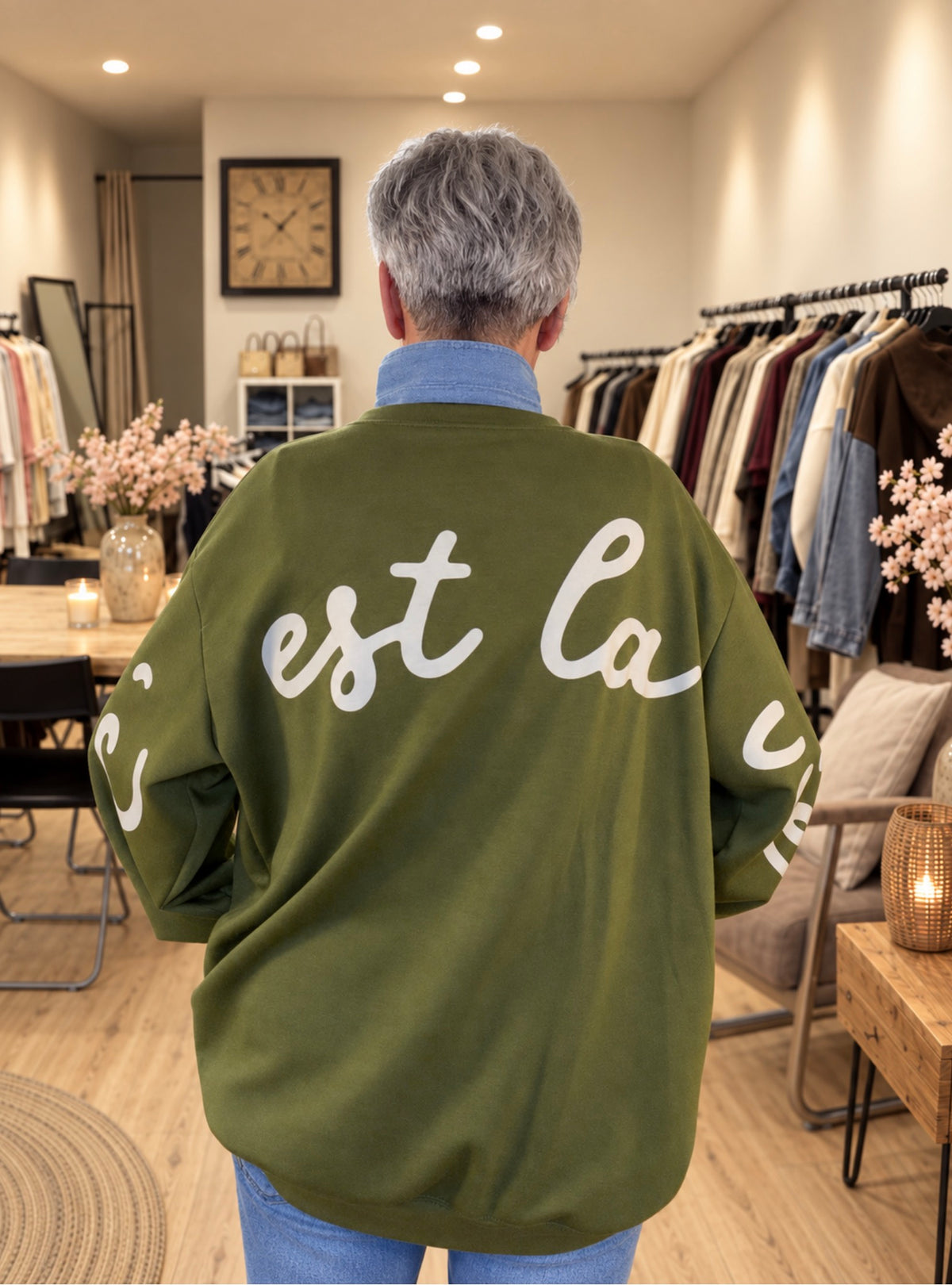 Oversized Sweater C’est La Vie