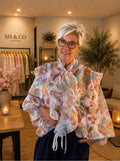 Blouse bloemen