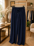 Wide Leg – Donkerblauw