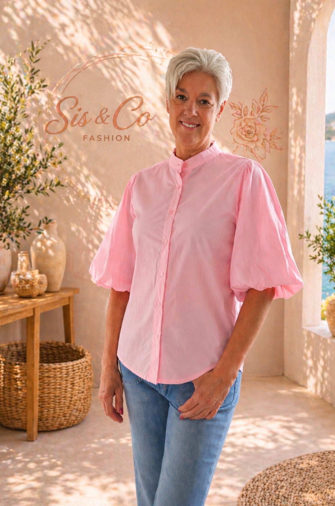 Blouse pofmouw