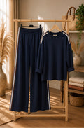 Sporty Stripe Set – Blauw