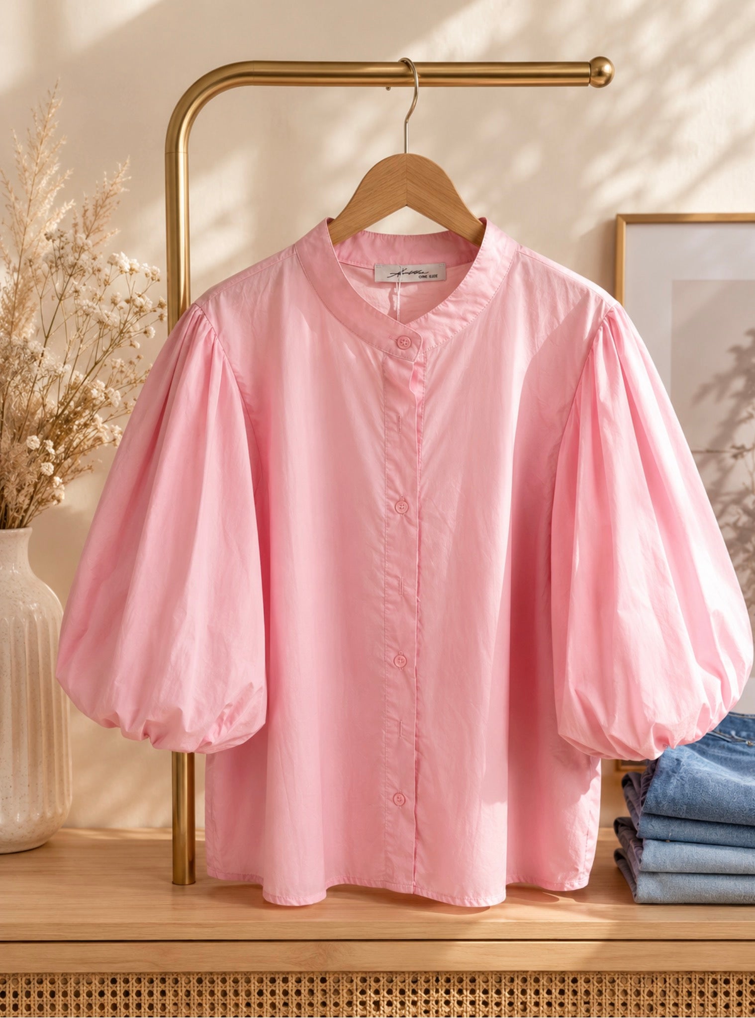 Blouse pofmouw