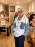 Denim Hoodie Vest
