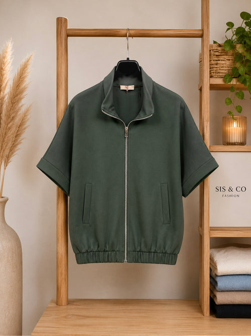 Zip jacket Groen