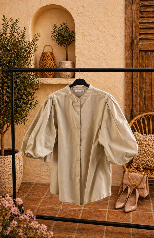 Blouse pofmouw