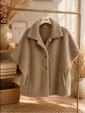 Teddy gilet taupe