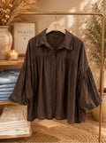 Blouse bruin