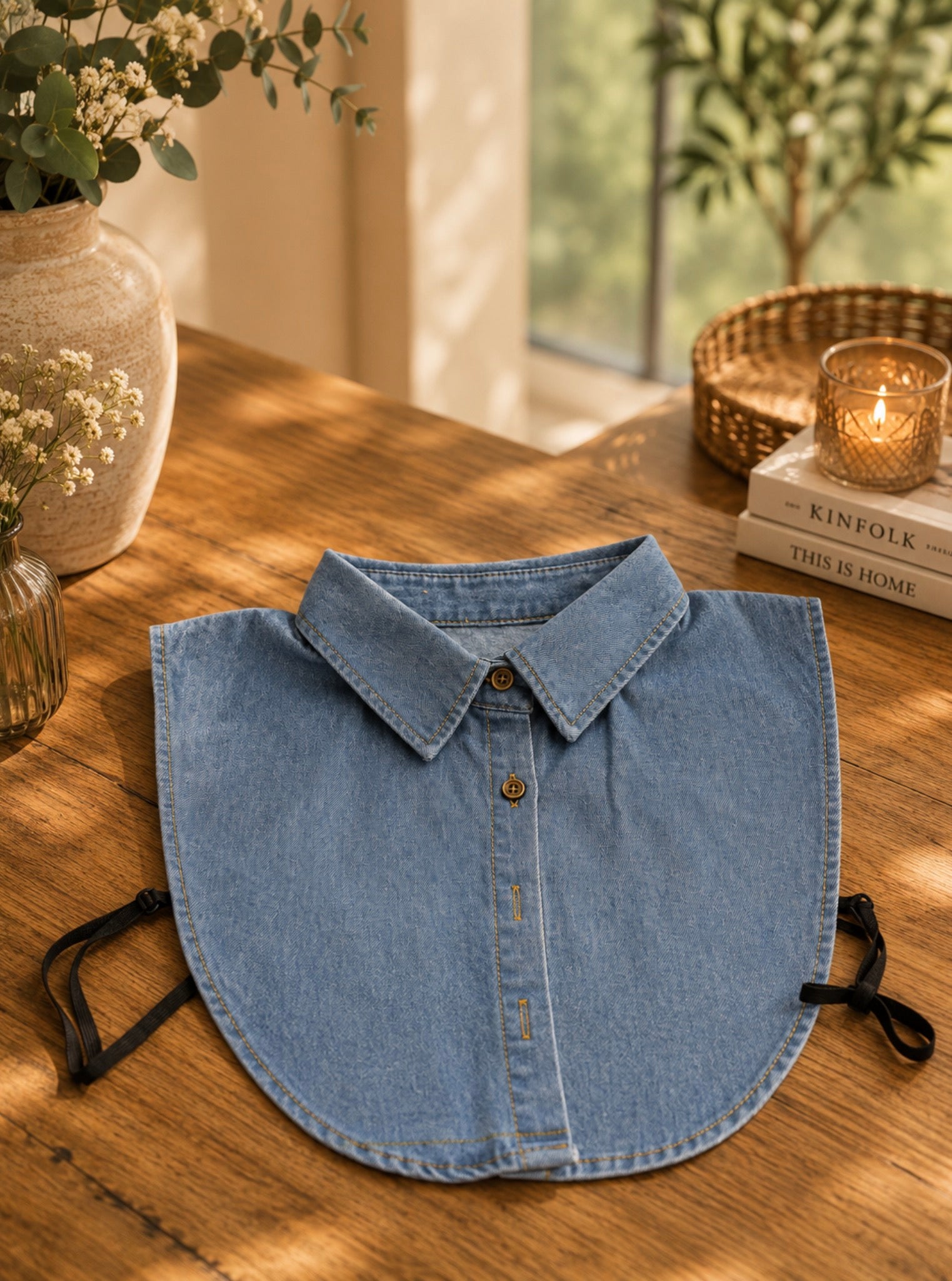 Losse Kraag – Denim