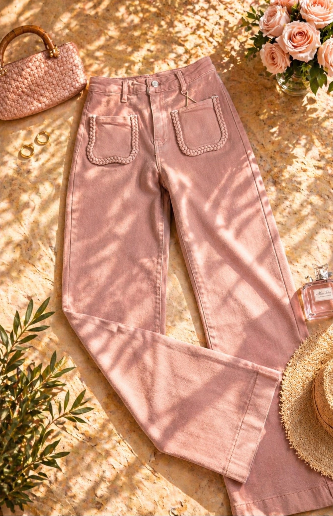Jeans roze