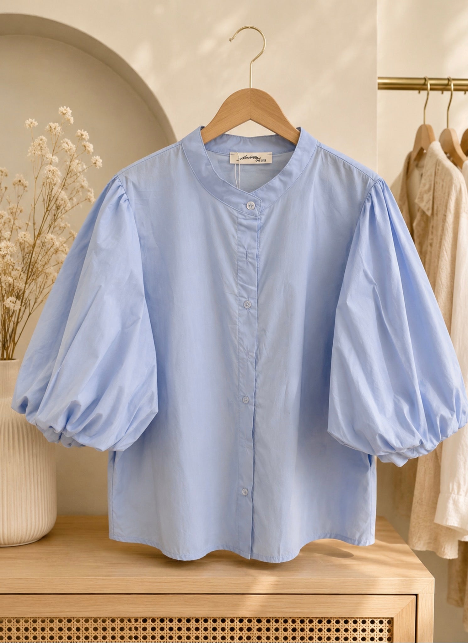 Blouse pofmouw