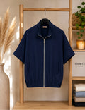 Zip jacket Blauw