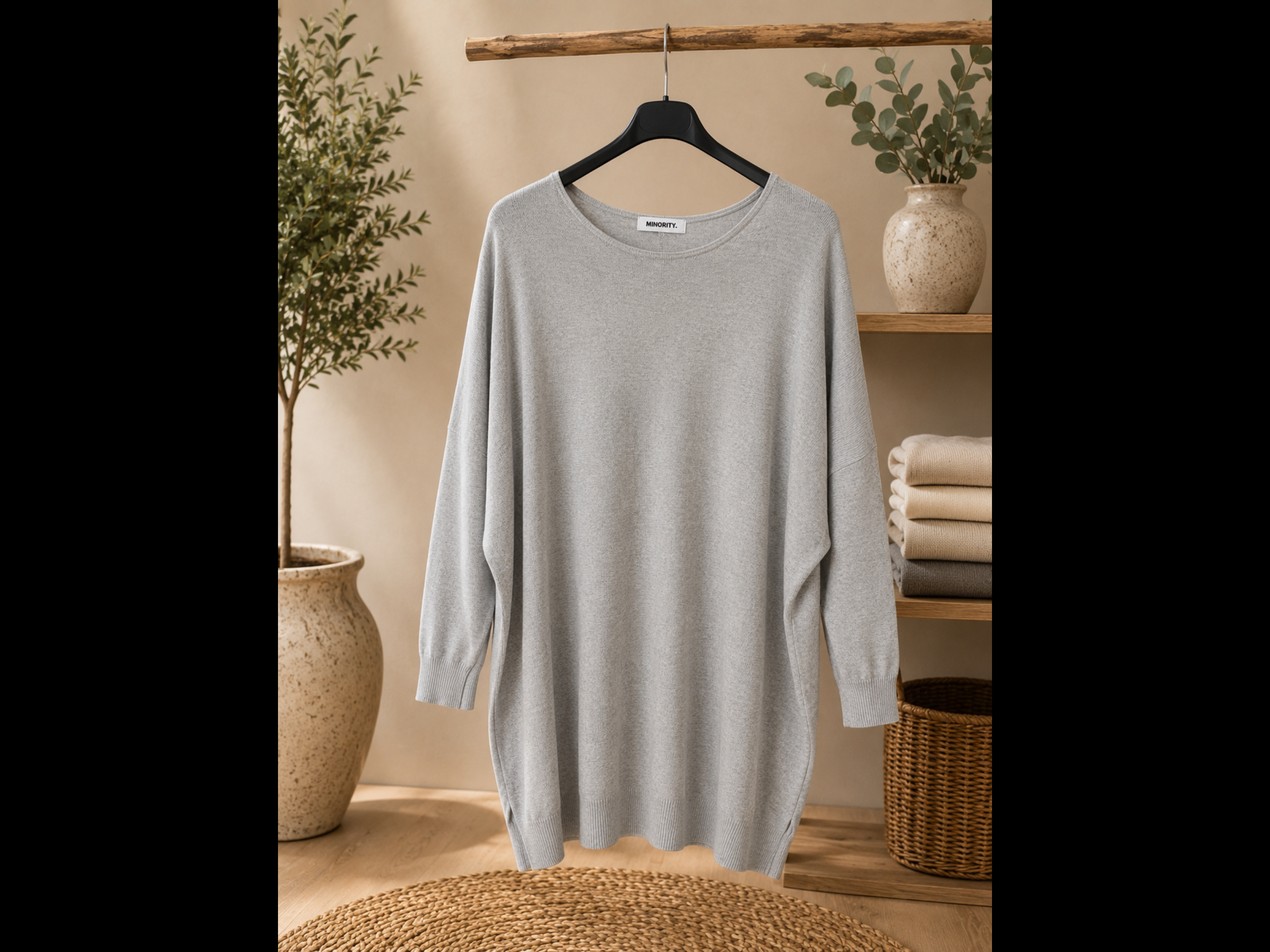 Oversized Knit Tuniek