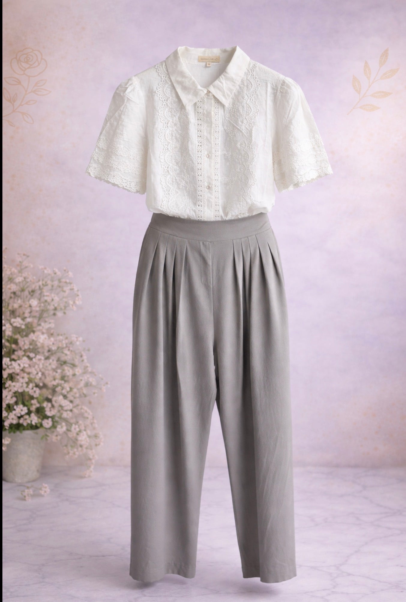 Broek plooi