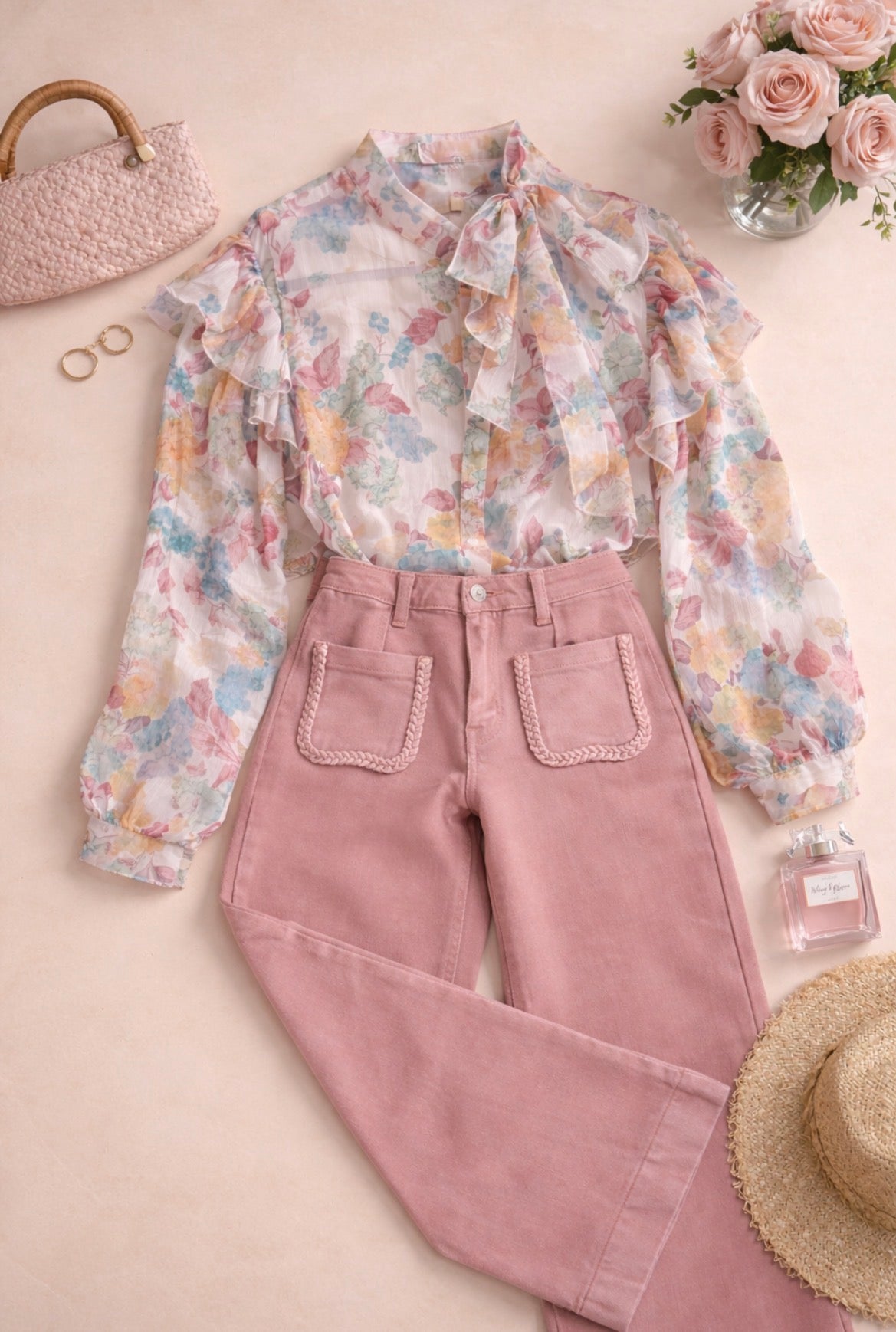 Jeans roze